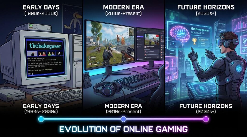 how online gaming has evolved thehakegamer