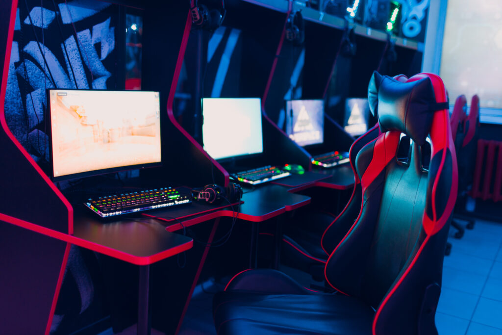 empty-playing-gaming-chair-game-computer-club