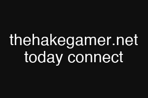 thehakegamer.net today connect